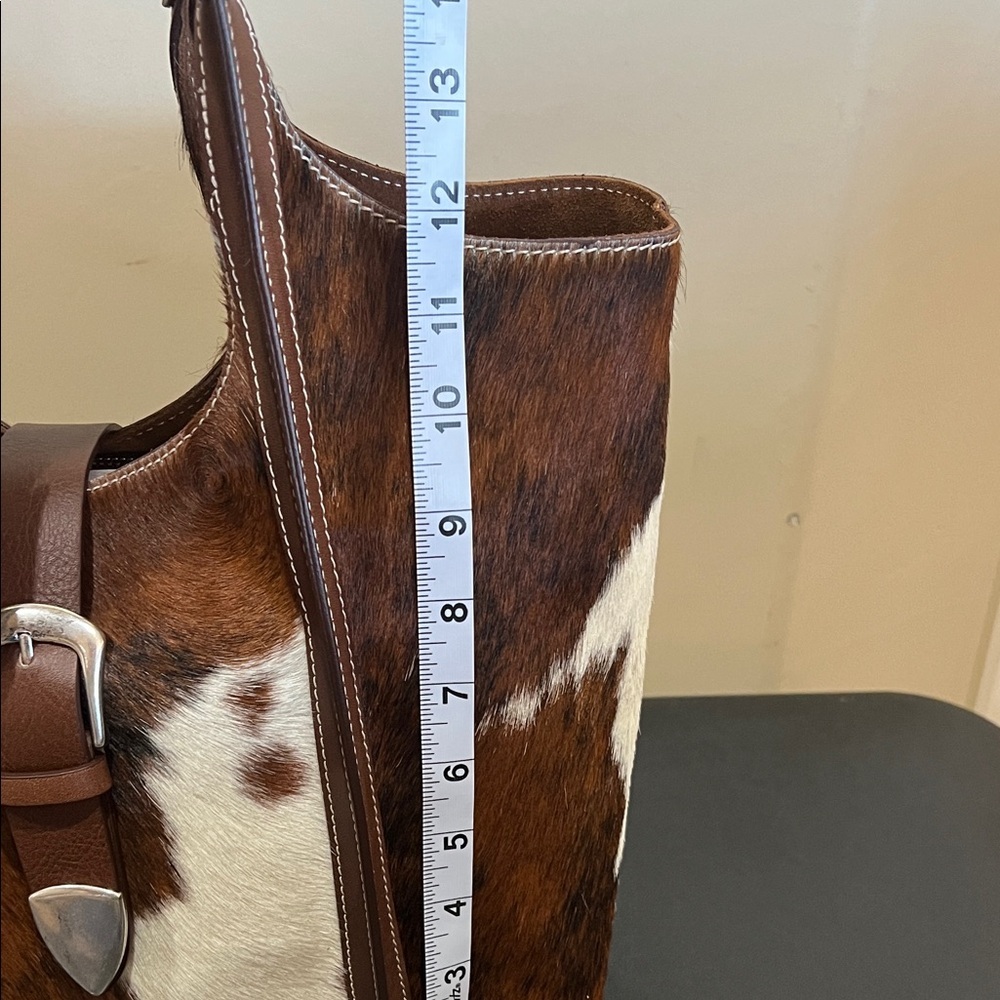 Cavalcanti Collection | Italian Hair On Cowhide Leather Hobo Bag - Picture 15 of 17